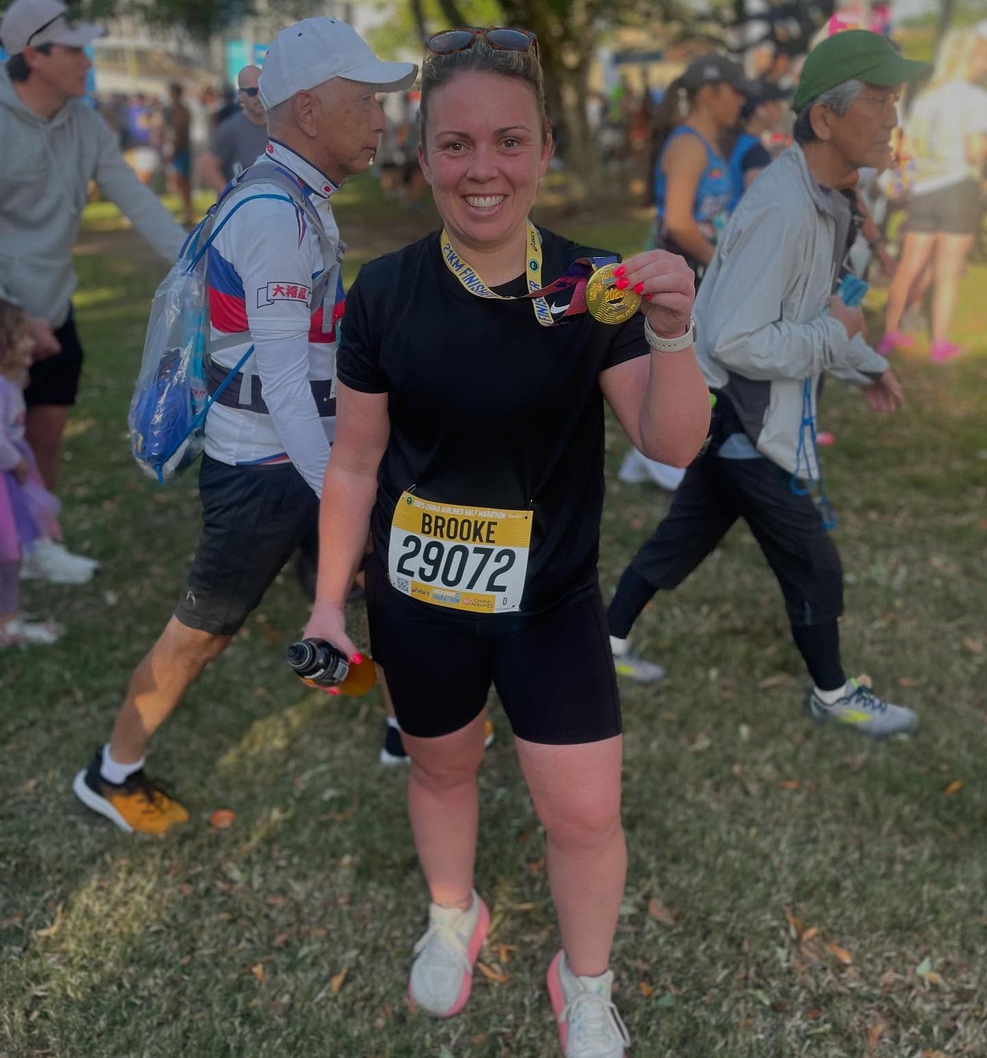 Brooke, 20kg down and a half marathon
